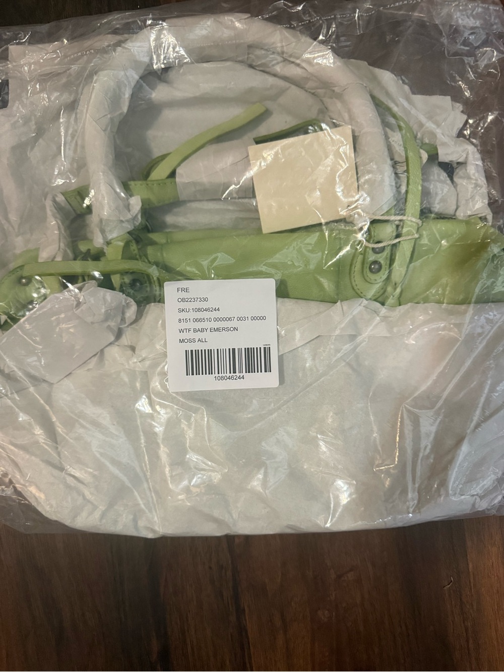 Free People Baby Emerson Tote Matcha - Picture 6 of 7
